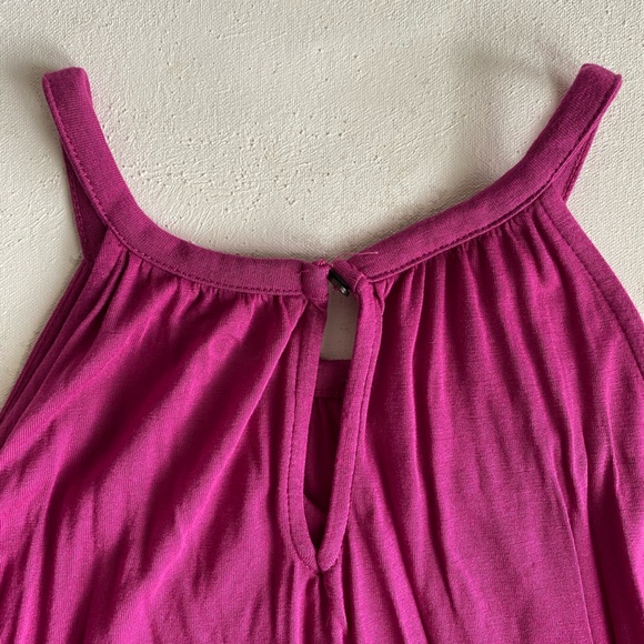 LOFT Trapeze Style Top with Halter like Neckline, Size M - Picture 6 of 7